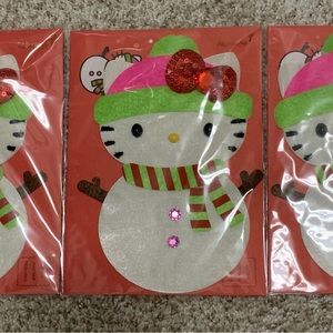 NIP 3 Papyrus Hello Kitty Christmas Carda